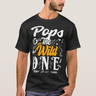Camiseta Pop do primeiro primeiro aniversario selvagem
