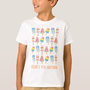 Camiseta Pop e Aniversário de criança de gelado