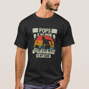 Camiseta Pop É Meu Nome Pickleball É Meu Jogo Pickleball P