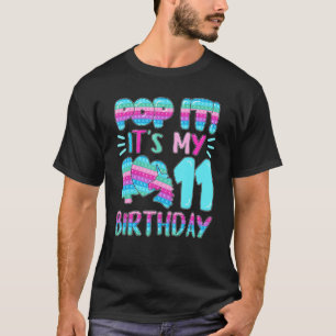 Camiseta Pop É o meu 11 Aniversário, Pé de Brinquedo Toddle