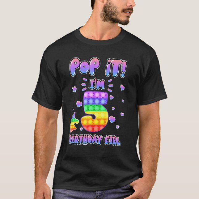 Camiseta Pop, eu tenho 5 (Frente)