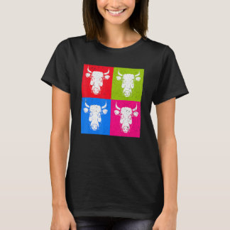 Camiseta Pop Fazenda Vaca de criação de animais 1