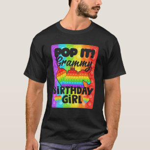 Camiseta Pop Grammy Birthday Rapariga Fidget Criança Corres