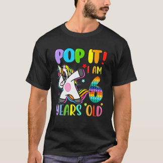 Camiseta Pop I Tenho 6 Anos