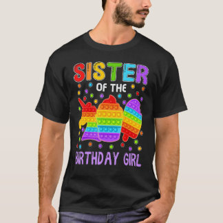 Camiseta Pop, Irmã Do Aniversário Da Família Crianças