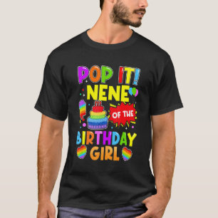Camiseta Pop It Nene Da Família Birthday Girl Fidget Kids
