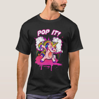 Camiseta Pop It Unicorn Fidget Toy Kids