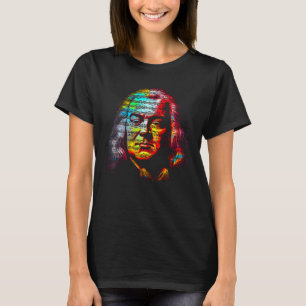 Camiseta Pop Johann Sebastian Bach Compositor Músico Pianis