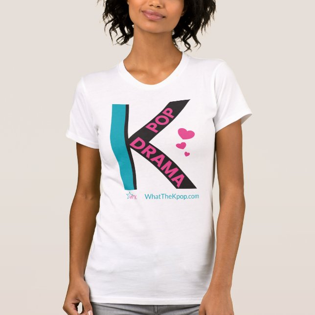 Camiseta Pop K e Design K-Drama Especial Dual K (Frente)