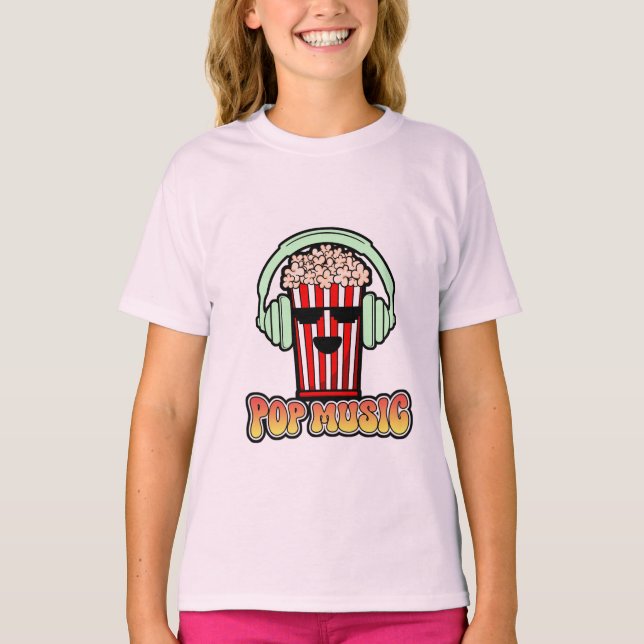 Camiseta Pop Music (Frente)