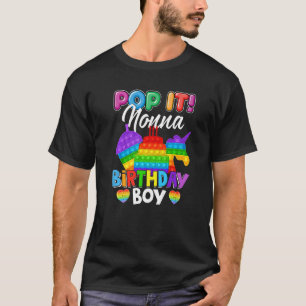 Camiseta Pop Não É Um Aniversário, Garoto Fidget Criança Co