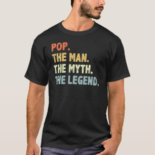 Camiseta Pop O Homem Mito Lenda Pai 2019s Dia do Papa
