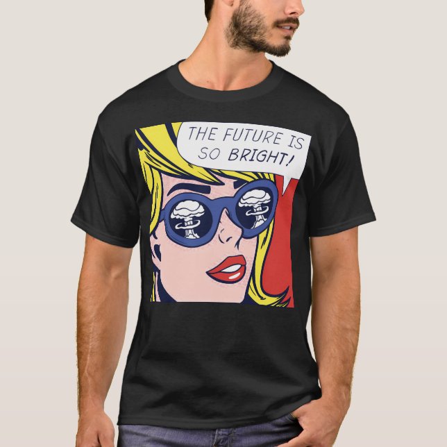 Camiseta Pop Otimista Garota (Frente)