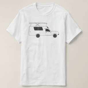 Camiseta pop para cima do chinook camper
