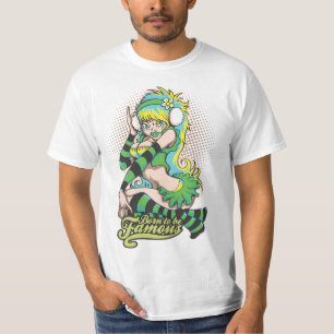 Camiseta Pop Pin-Up Nascer para ser famoso