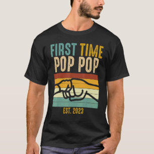 Camiseta Pop Pop de 2023 Fist Bump Promoveu Novo