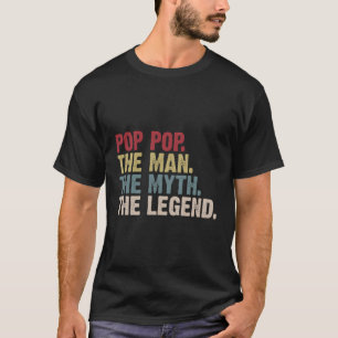 Camiseta Pop Pop do Homem O Mito A Legenda Hoodie