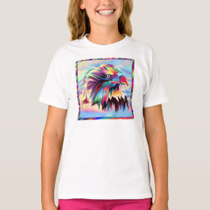 Camiseta Pop Prismático Geométrico Bald Head Art-43435