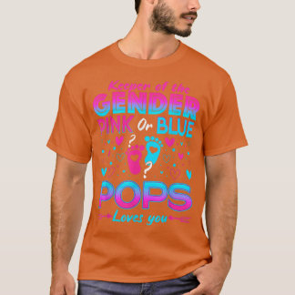 Camiseta Pop Rosa Ou Azuis Engraçados Te Ama Sexo Reveal Cu