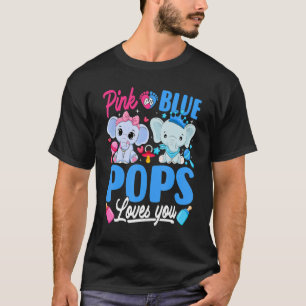 Camiseta Pop Rosa Ou Azul Te Ama Elephante Reveal De Gênero