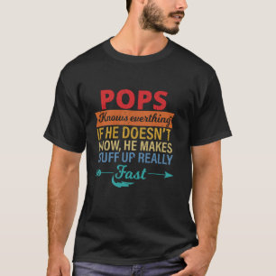 Camiseta Pop sabem tudo que o avô é pai desde o dia