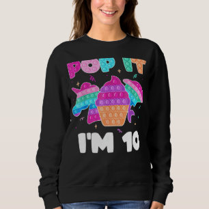 Camiseta Pop Sou 10 Garota Pop de aniversário Graphi