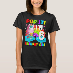 Camiseta Pop Sou 6 Brinquedos de Pop de Aniversário