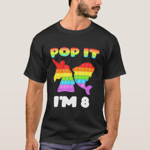 Camiseta Pop Sou 8 Brinquedos de Pop de Aniversário