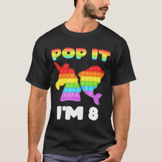 Camiseta Pop Sou 8 Brinquedos de Pop de Aniversário