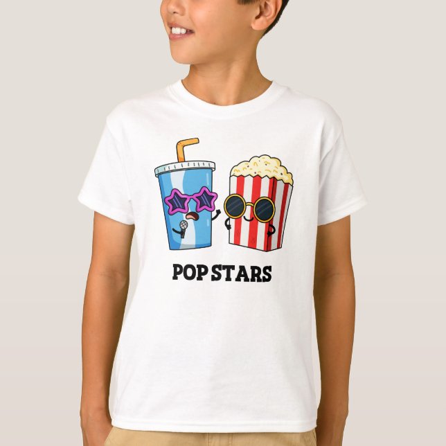Camiseta Pop Stars Engraçado Snack Pun (Frente)
