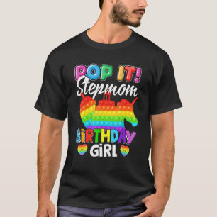Camiseta Pop Stepman Birthday Garota Fidget Filha Correspon