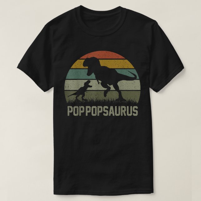 Camiseta Pop Surus T Re Dinossauro PopPopSaurus Mães (Frente do Design)