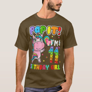 Camiseta Pop, tenho 11 anos, 11 de aniversário, Garota Unic