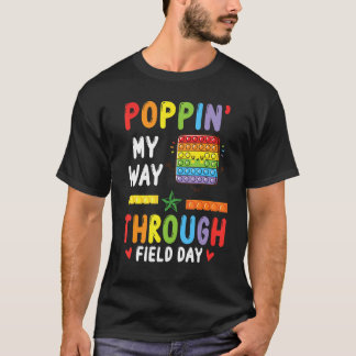 Camiseta Pop Ti Dançando Em Meu Caminho Através Do Dia Do C