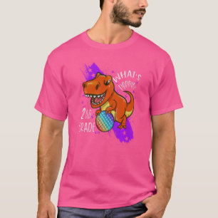 Camiseta Pop Ti Fidget Toy Dinossaur Rex De Volta Ao segund