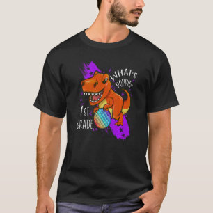 Camiseta Pop Ti Fidget Toy Dinossaur Rex De Volta Para A ru