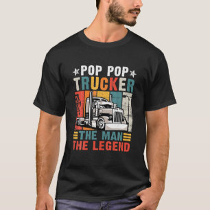 Camiseta Pop Vintage do Dia de os pais do Pop do do Mens O