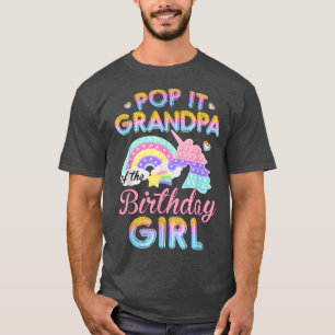 Camiseta Pop, vovô da festa de aniversário da garota