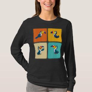 Camiseta Pop Wildlife Zoo Bird Tropical Toucan