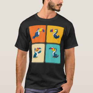 Camiseta Pop Wildlife Zoo Bird Tropical Toucan