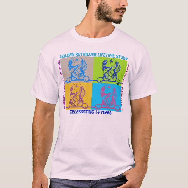 Camiseta POPART Goldens (Frente)