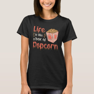 Camiseta Popcorn Day Cinema Snack Filme Pop Filme Ideia de