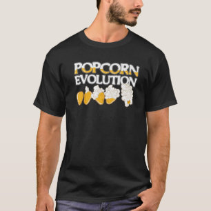 Camiseta Popcorn Evolution Popcorn Entusiast Corn Kernel M