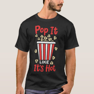 Camiseta Popcorn Popcorn Maker Vendedor de Pipocas