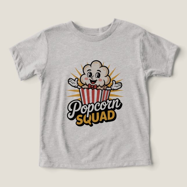 Camiseta Popcorn Squad (Design frontal)
