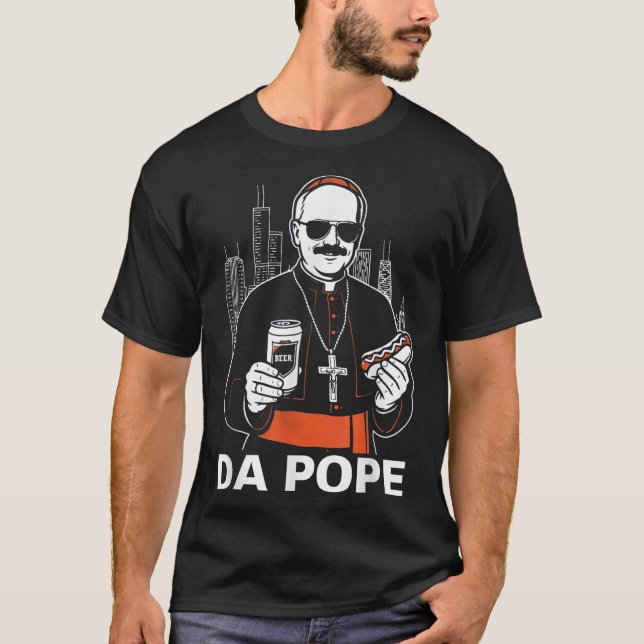 Camiseta Pope América Papa Leo Xiv (Frente)