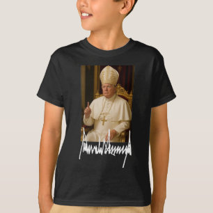 Camiseta Pope Trump Engraçado Presidente Americano Trump Va