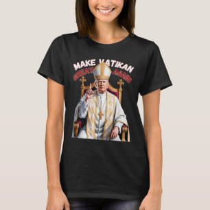 Camiseta Pope Trump Engraçado Presidente Trump