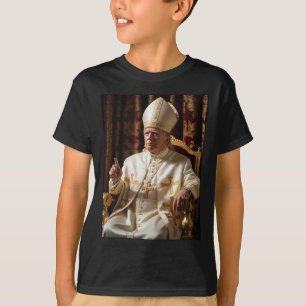 Camiseta Pope Trump Engraçado Presidente Trump Quer Ser O N
