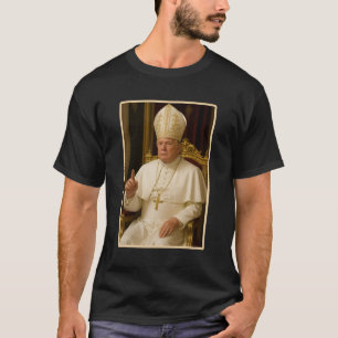 Camiseta Pope Trump Engraçado Presidente Trump Quer Ser O N